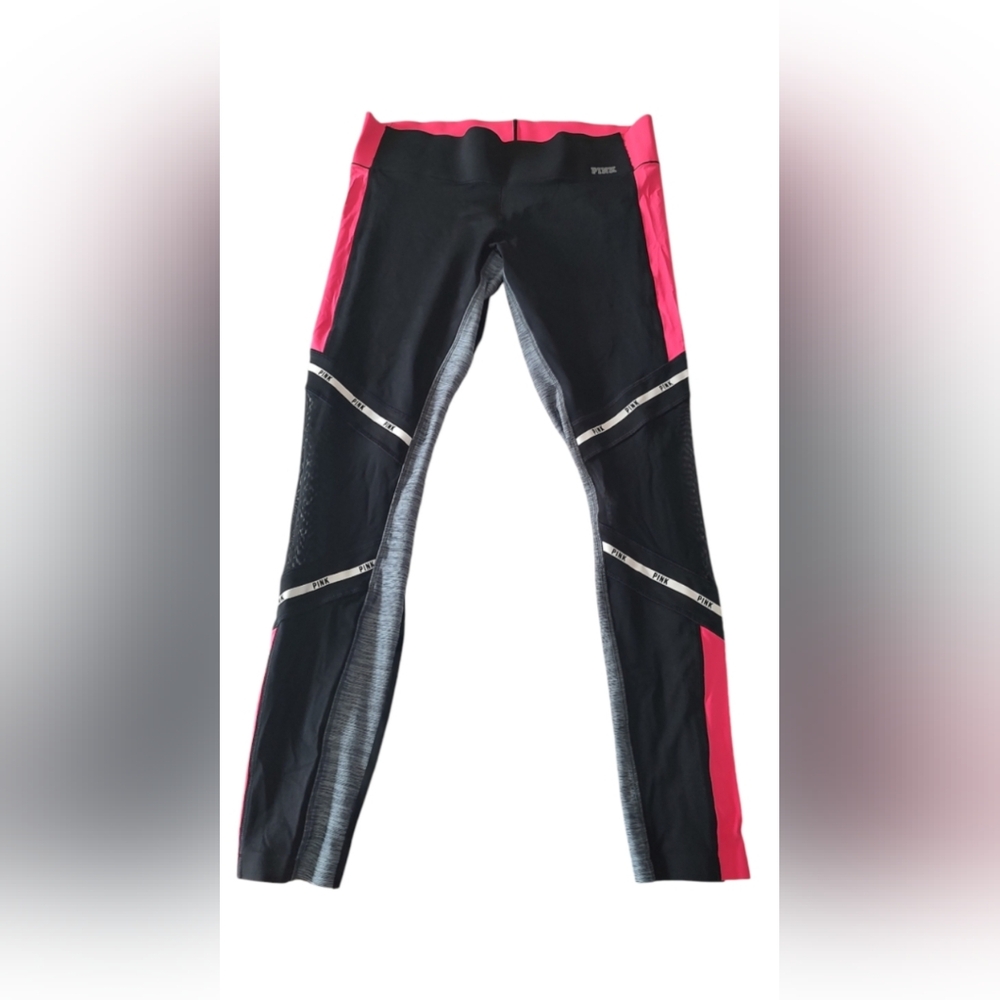 Pink Victoria's Secret Ultimate Women's Size Large Tights Leggings Work Out Gear
